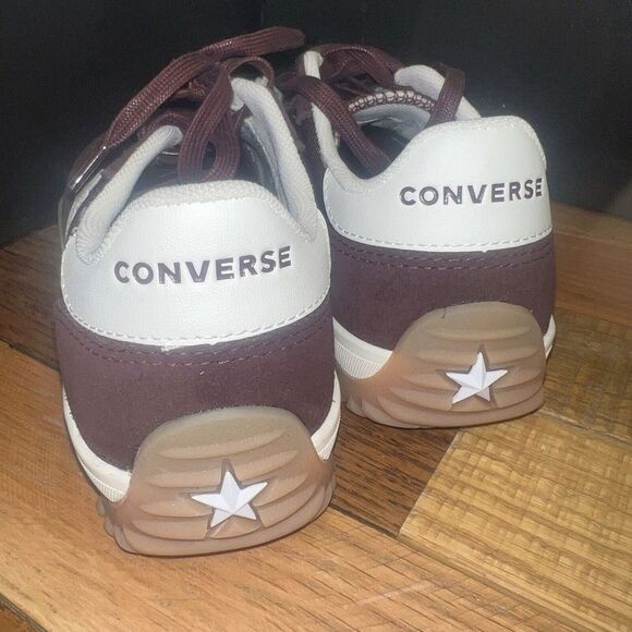 New Women’s Converse Run Star Trainer Lifestyle Sneakers Ox Burgundy A13360C - Picture 4 of 8